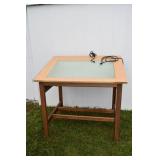 Hamilton 51J2-49-72 light table, 48x36x37"h; as is