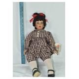 AEL 2002, 21" porcelain doll; as is