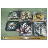 6 Lego Bionicle sets: 8594, 8695, 8596, 8557, 8811