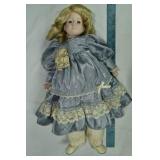 18" porcelain doll; as is