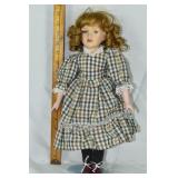 16" porcelain doll; as is