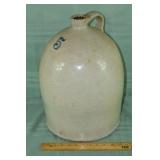 5 gallon stoneware jug, 12x17"h; as is