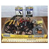 Electrical wiring tools, testers, wire, etc.; as i