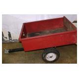Load Hog steel garden dump trailer, 30x40x12'h, ba