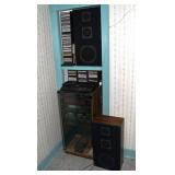 Stereo system with CD's; as is