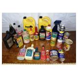 2 gallons antifreeze, used automotive chemicals, s