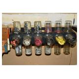 Wall mounted 24 jar hardware organizer; as is