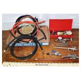 Compression tester, pneumatic chucks, fittings, li