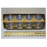 4 Federal Glassware 1959 Colts glasses; as is