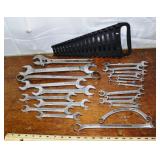 22 Craftsman combination wrenches, etc.; as is
