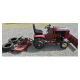 Wheel Horse C-175 twin automatic lawn tractor with