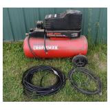 Craftsman 3.5hp 15gal 125psi air compressor, 2 len