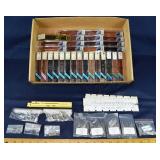 30 leather watch bands, hardware, etc.; as is