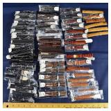 75 leather watch bands; as is