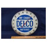 Vintage Delco Dry Charge Batteries advertising the