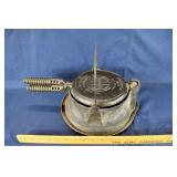 Griswold no.8 cast iron waffle maker with tall bas