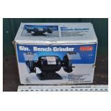 6" bench grinder, 1/4hp motor, unused; as is