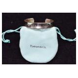 Tiffany & Co. sterling silver bangle bracelet, 32.