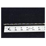 14 kt gold 7" tennis bracelet set with 10 tanzanit