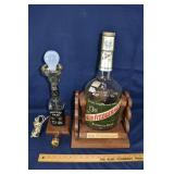 Old Fitzgerald 1 gallon bottle on a cradle, pour s