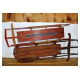 2 vintage runner sleds: Yankee Clipper and 55" Lig