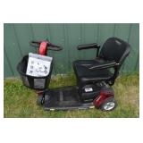 2022 Pride Mobility GoGo Sport 3 wheel scooter, fu
