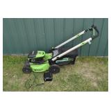 Greenworks Pro 60V 21" self-propelled mower, works