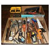Miscellaneous tool and hardware lot; as is