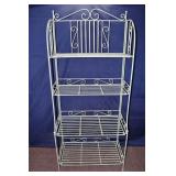 Wrought iron folding 4 tier baker