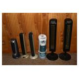Lot: 2 fans, 2 air purifiers, humidifier, heater;
