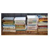 50+ books printed in French; as is