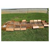 17 boxes of canning jars, mostly quarts and pints,