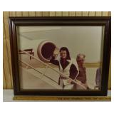 Framed Sean Shaver photograph, Elvis Presley board