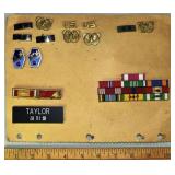 Korean War era military medals; as is