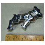 Authentic chrome Mack Truck hood ornament; as is