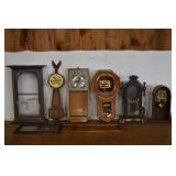 6 clock cases; as is