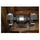 Working 1 hp 8" bench grinder; as is
