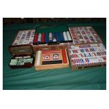 ~450 decks of poker playing cards and chips; as is