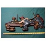 1971 Sexton cast aluminum humorous billiard wall p