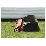Agri-Fab 38" tow behind lawn sweep; as is