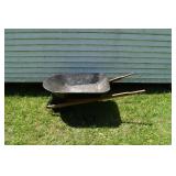 Hechinger 4 cu ft steel wheelbarrow; as is