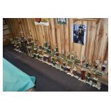 Over 40 billiards trophies; as is