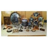 Large collection of wolf and fox motif decorations