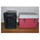 Alpine water dispenser, keg beer cooler tap box; a