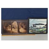 2 framed prints: C. Ivar Gilbert Newfoundland coas