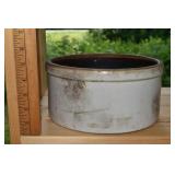 Stoneware crock, 9x5"h; as is