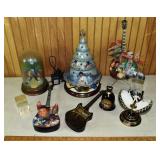 Elvis Presley collectibles: Christmas tree, 3 guit