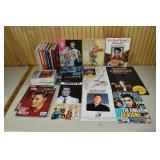 Collection of mostly Elvis Presley books, magazine