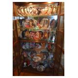 Over 60 Elvis Presley collectible plates, many wit