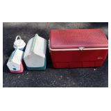 3 Igloo coolers; as is